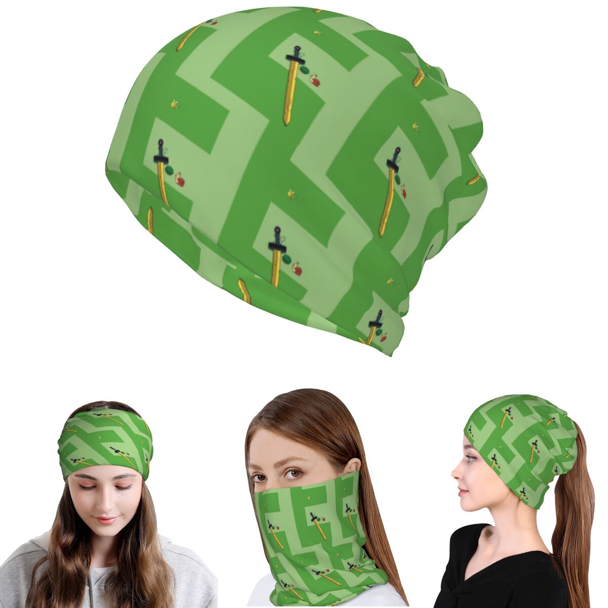 Outdoor Adventure Hat - フィン・ザ・ヒューマン・アドベンチャラー バンダナ ネックゲイター マスク スカーフ 多機能