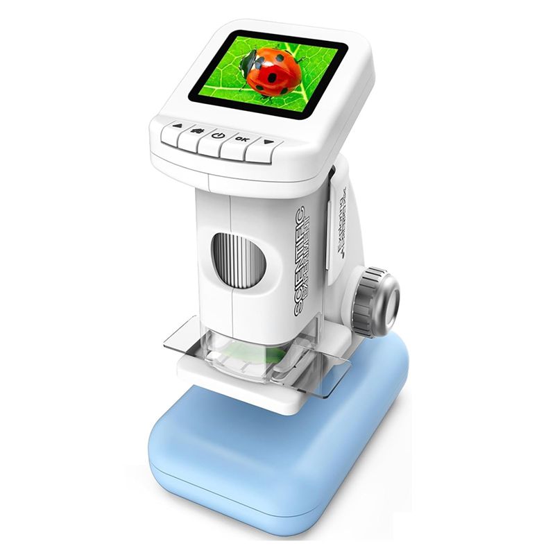 Outdoor Adventure Microscope - ABZL エクスプローラーサイエンス キッズデジタル顕微鏡 4K LCDディスプレイと1200倍拡大機能搭載 屋外学習冒険用