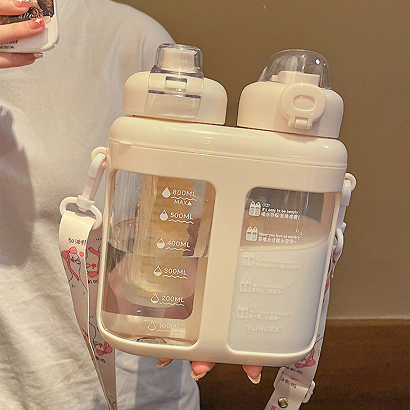 ストロー付きのポータブルで耐熱性のあるプラスチック製ウォータ - Water Filter Straw のレビューと価格