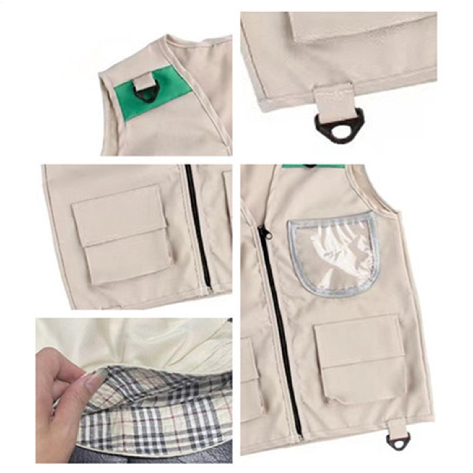 サファリキッズアウトドアエクスプローラーキット、カーゴベスト - Outdoor Adventure Boys のレビューと価格
