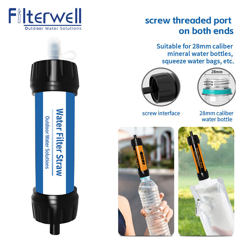 夏用の屋外ストロー,ミニシステム,観光,サバイバル,野外活動 - Water Filter Straw のレビューと価格
