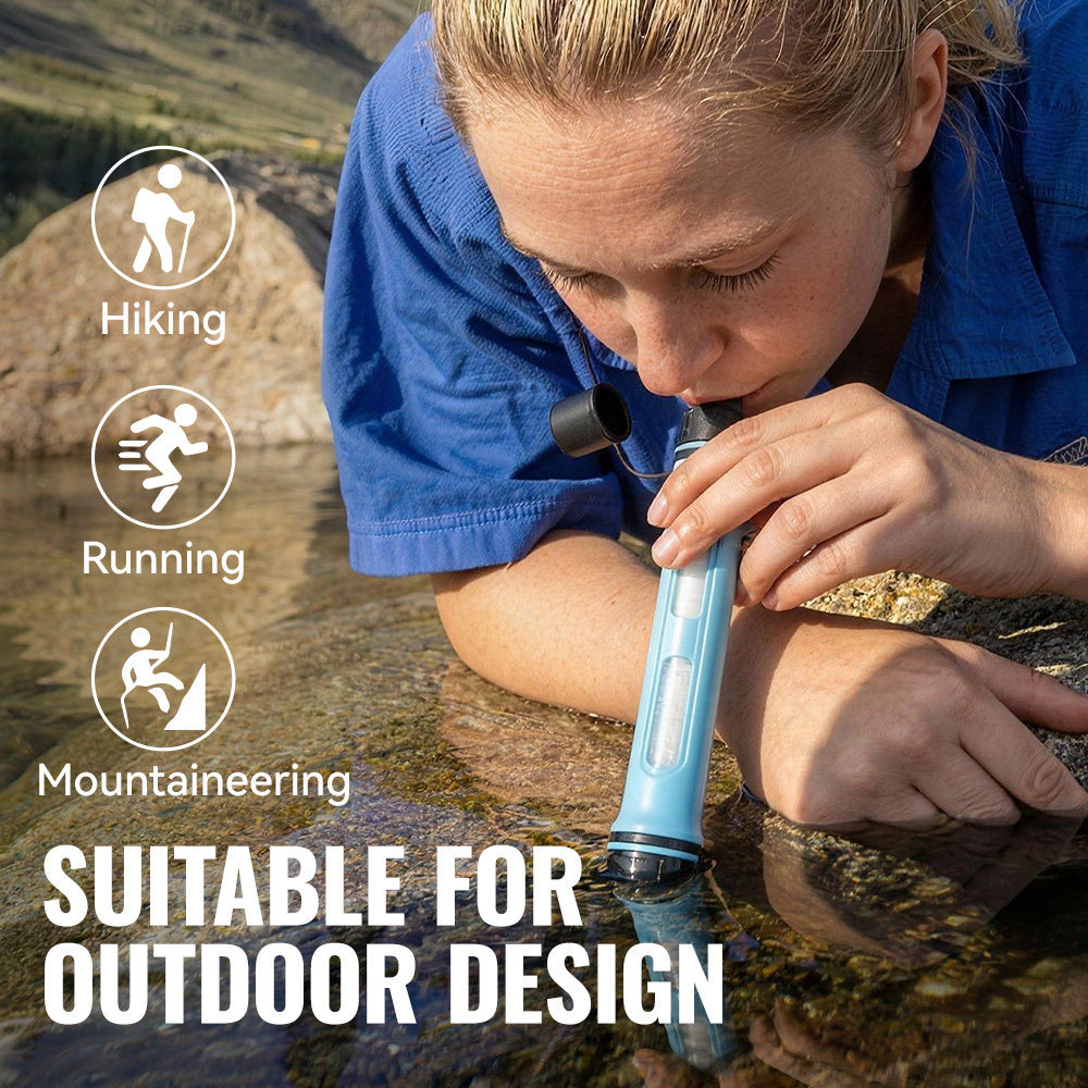 WRELS ポータブル浄水器ストロー サバイバルフィルター  - Water Filter Straw のレビューと価格