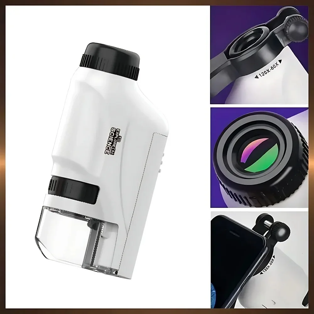 子供用ポケット顕微鏡 |     虫や植物を詳しく見る |  - Outdoor Adventure Microscope のレビューと価格