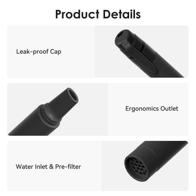 水フィルターストロー屋外用小型水ろ過ツールポータブル浄水器ス - Water Filter Straw のレビューと価格