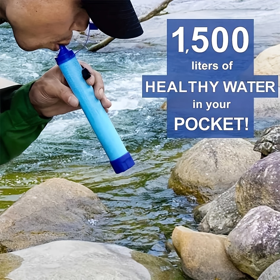 1万ガロンの容量を持つ、携帯型浄水ストロー。アウトドアでのサ - Water Filter Straw のレビューと価格