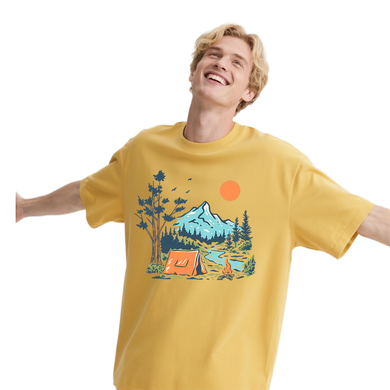 夏キャンプ用DTF衣類 ホットスタンピングDIY メンズ＆レ - Outdoor Adventure Clothing のレビューと価格