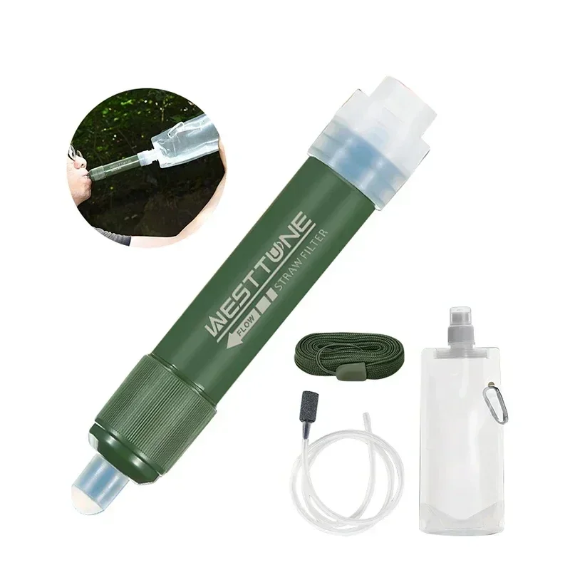 Westtune アウトドア ミニ キャンプ 浄水フィルター - Water Filter Straw のレビューと価格