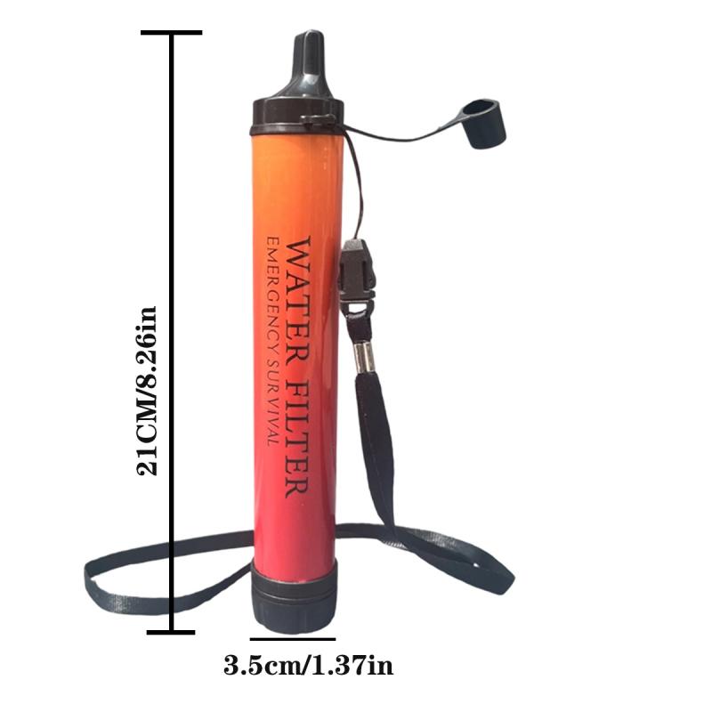 アウトドア緊急サバイバル浄水器フィルターストロー、キャンプ、 - Water Filter Straw のレビューと価格