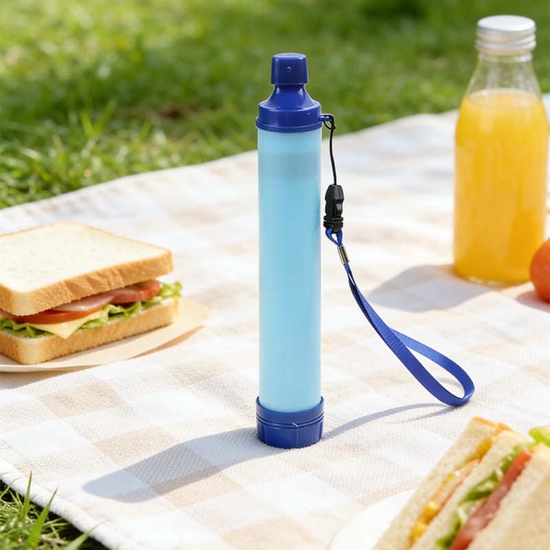 バックパッキング用携帯型浄水ストロー 緊急用浄水器 軽量サバ - Water Filter Straw のレビューと価格