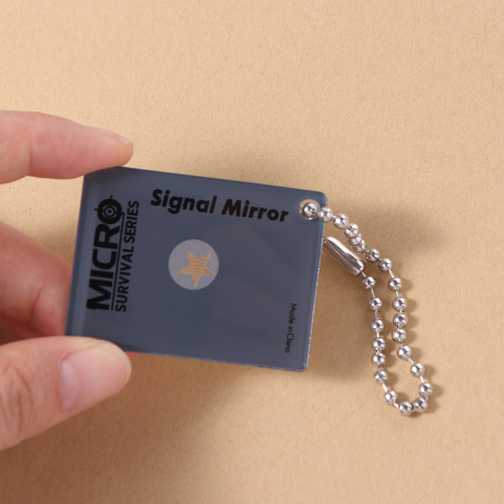 携帯用反射式屋外信号ミラー。実用的な昼間の救助用ミラー。旅行 - Signal Mirror Rescue のレビューと価格