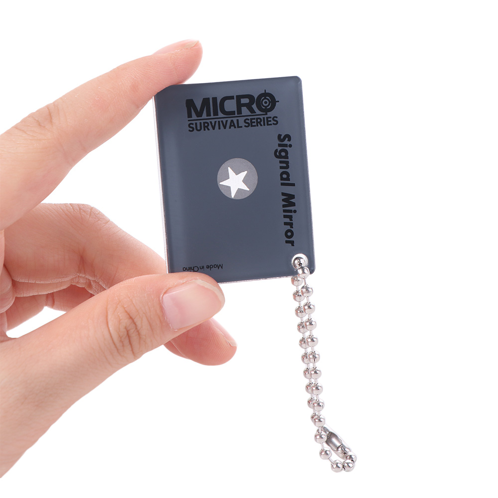携帯用反射式屋外信号ミラー。実用的な昼間の救助用ミラー。旅行 - Signal Mirror Rescue のレビューと価格