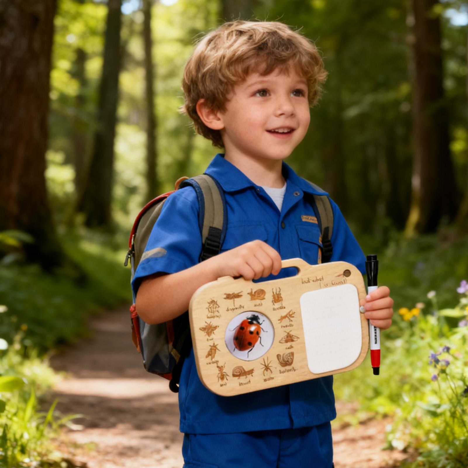 自然探検おもちゃ 植物顕微鏡 教育用ギア 子供用アウトドアア - Outdoor Adventure Microscope のレビューと価格