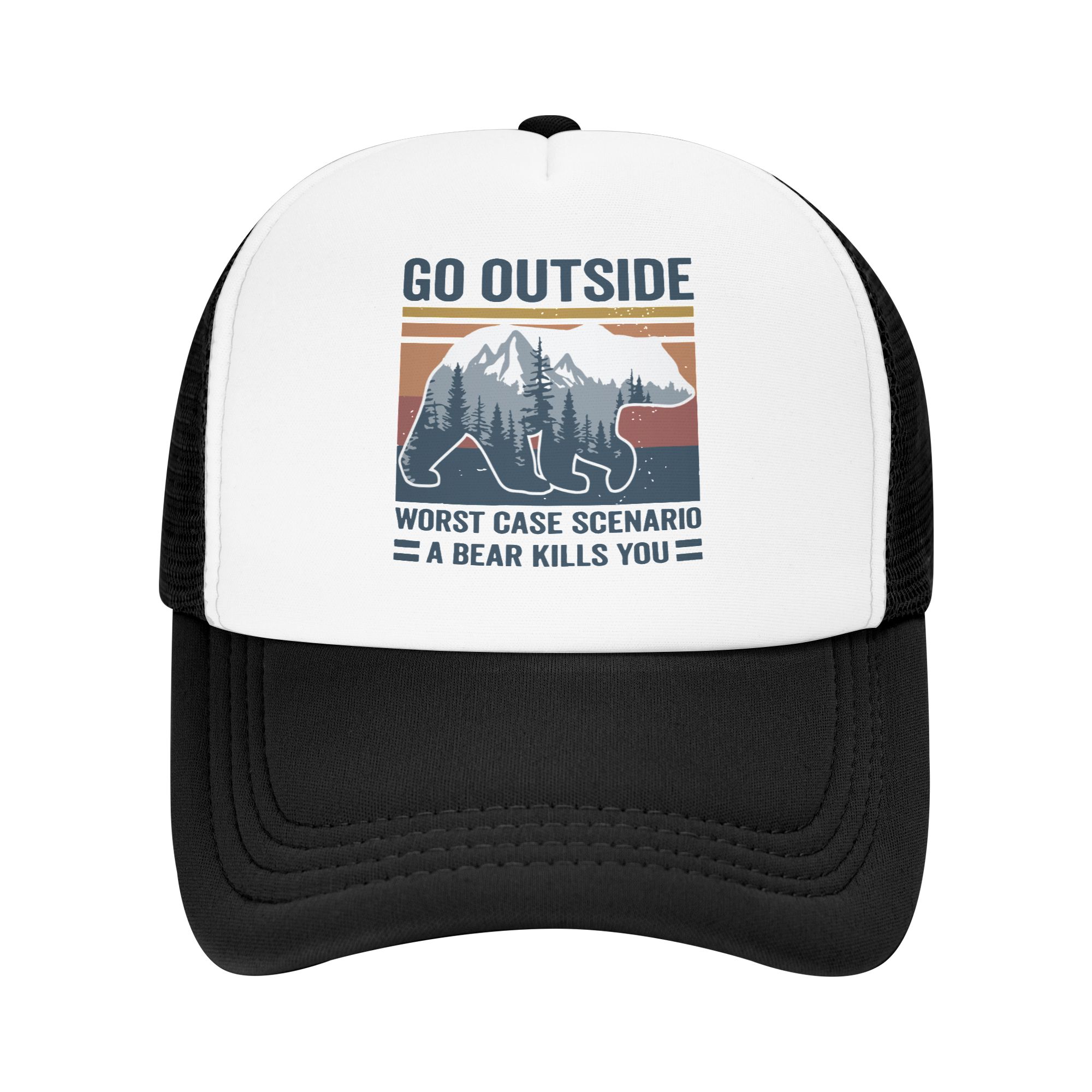 外に出て行こう 悪候の最悪の状況の場合、クマがあなたを殺す可 - Outdoor Adventure Hat のレビューと価格