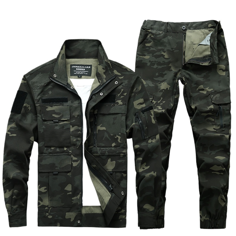 マルチポケットカモフラージュ衣類セット,作業服,アウトドア, - Outdoor Adventure Clothing のレビューと価格