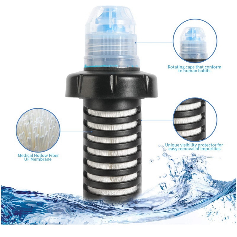 水フィルターボトル,ストロー,ソフト,折りたたみ,アウトドア - Water Filter Straw のレビューと価格